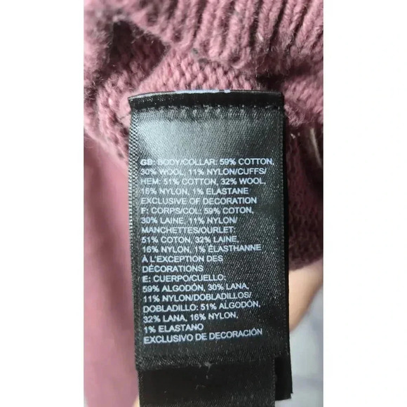 The North Face Crestview 1/4 zip cotton wool blend pullover sweater small. - Picture 7 of 9